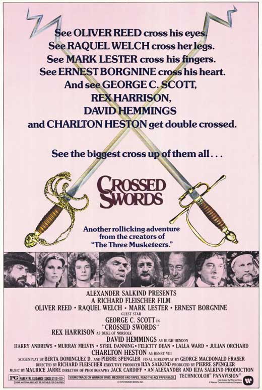 Crossed Swords Movie Poster Print showcasing iconic film art.