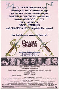 Crossed Swords Movie Poster Print showcasing iconic film art.
