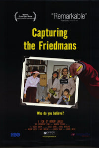 Capturing the Friedmans movie poster print featuring powerful imagery.