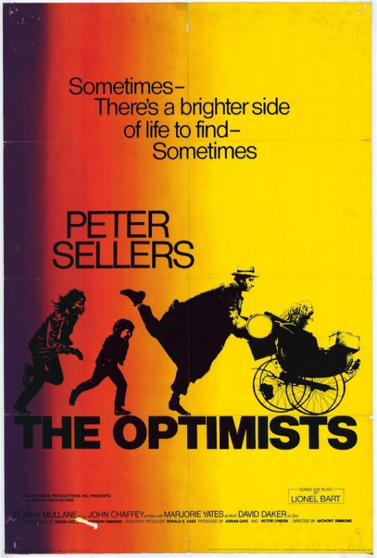Optimists Movie Poster Print showcasing positivity and inspiration.