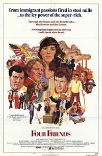 Four Friends Movie Poster Print showcasing friendship and adventure.