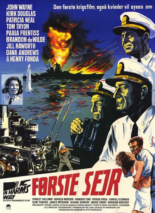 In Harm's Way Movie Poster Print showcasing iconic film imagery.
