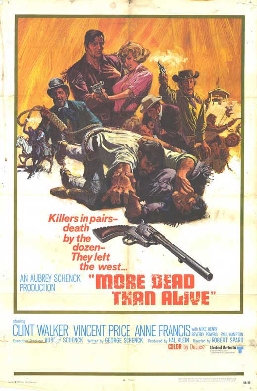 More Dead Than Alive Movie Poster Print showcasing dramatic visuals