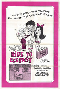 Ride to Ecstasy Movie Poster Print featuring vibrant colors and cinematic design.