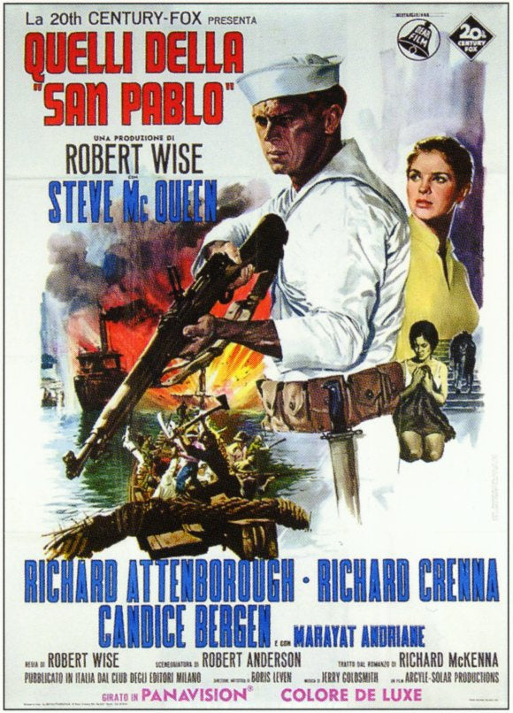 The Sand Pebbles Movie Poster Print showcasing classic film artwork.