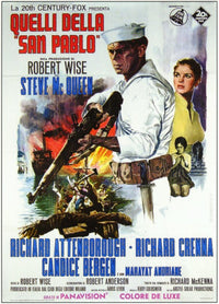 The Sand Pebbles Movie Poster Print showcasing classic film artwork.