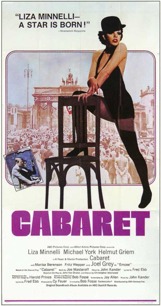 Cabaret Movie Poster Print featuring iconic imagery from the film