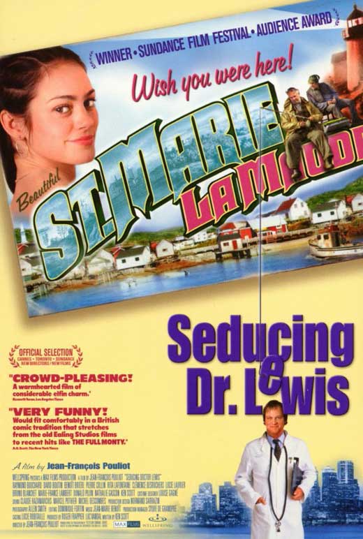 Seducing Doctor Lewis Movie Poster Print showcasing iconic film characters.