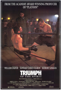 Triumph of the Spirit Movie Poster Print showcasing resilience and determination.