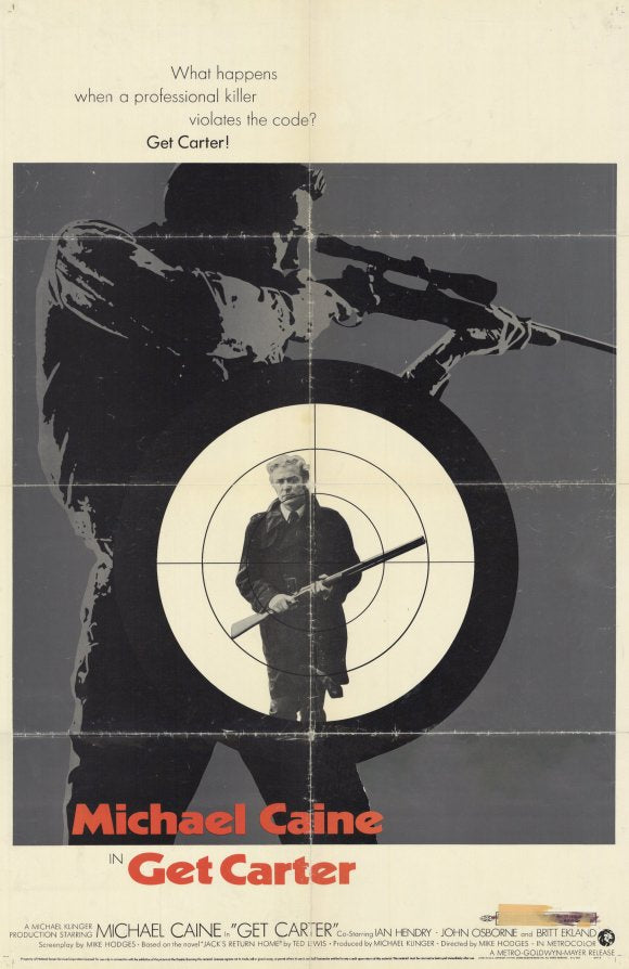 Get Carter Movie Poster Print showcasing cinematic artwork