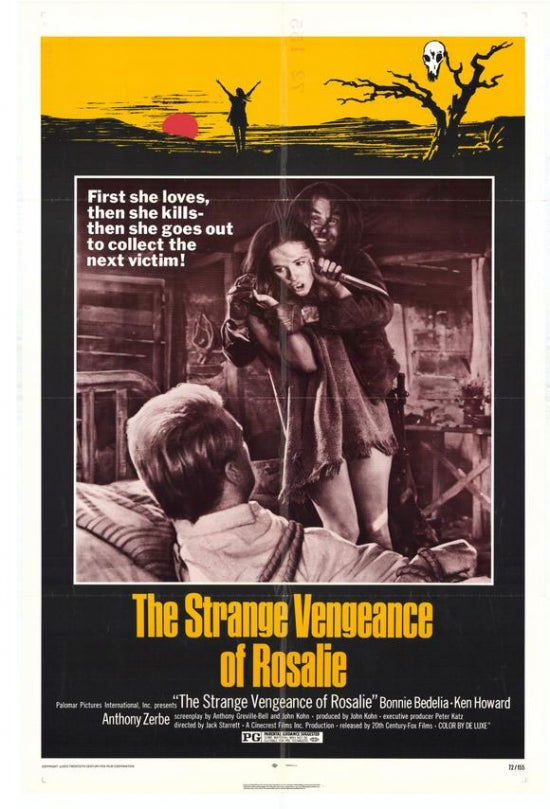 Strange Vengeance of Rosalie Movie Poster Print