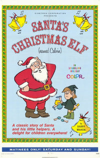 Santas Christmas Elf Calvin Movie Poster - Holiday Decor