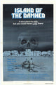 Island of the Damned movie poster print featuring eerie imagery.
