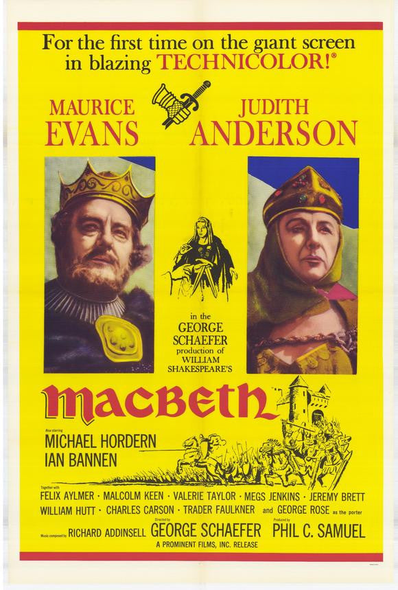 Macbeth Movie Poster Print (11x17) | Pop Culture Graphics