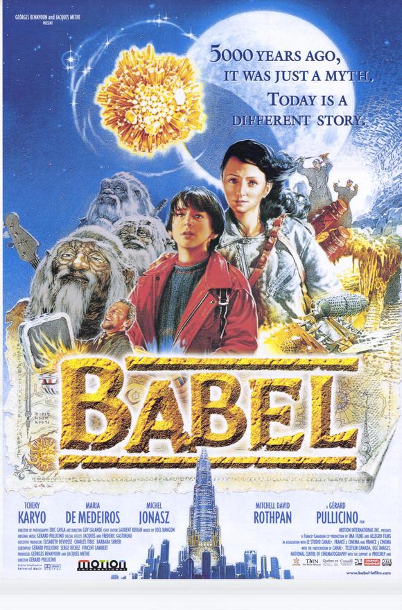 Babel Movie Poster Print showcasing captivating imagery.