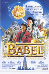 Babel Movie Poster Print showcasing captivating imagery.