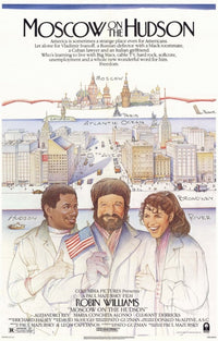 Moscow on the Hudson Movie Poster Print showcasing vibrant imagery.
