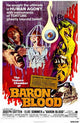 Baron Blood Movie Poster Print showcasing horror classic artwork.