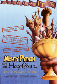 Monty Python and the Holy Grail Movie Poster Print, comedy poster