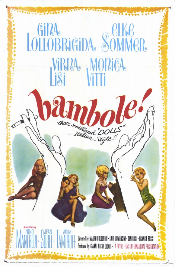 Bambole Movie Poster Print showcasing vibrant cinematic artwork.