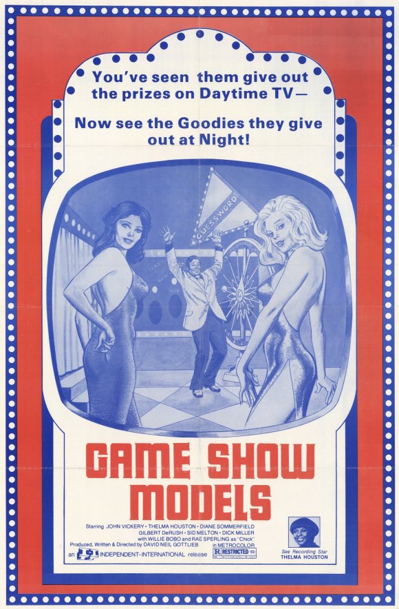 Game Show Models Movie Poster Print showcasing vibrant colors and nostalgic design.
