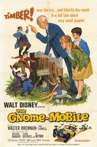 The Gnome-Mobile Movie Poster Print featuring vibrant colors and enchanting design.