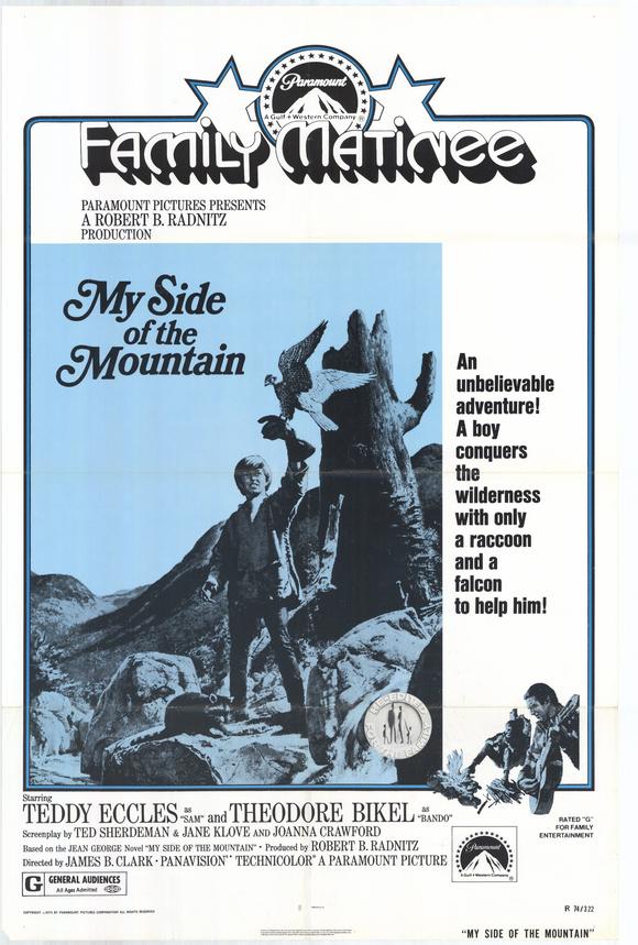 My Side of the Mountain Movie Poster Print showcasing adventure and nature.