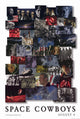 Space Cowboys Movie Poster Print featuring bold design and vibrant colors.