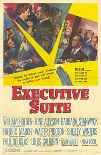 Executive Suite Movie Poster Print showcasing classic film art.