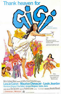 Gigi Movie Poster Print showcasing classic film art.