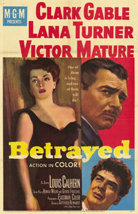 Betrayed Movie Poster Print displaying classic film art.