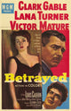 Betrayed Movie Poster Print displaying classic film art.