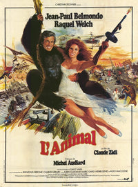The Animal Movie Poster Print showcasing vibrant colors and playful design.