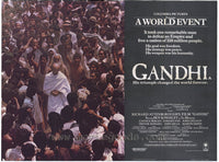 Gandhi Movie Poster Print showcasing Mahatma Gandhi