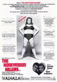 The Honeymoon Killers Movie Poster Print showcasing iconic film art.