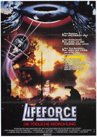 Lifeforce Movie Poster Print featuring iconic imagery from the film.