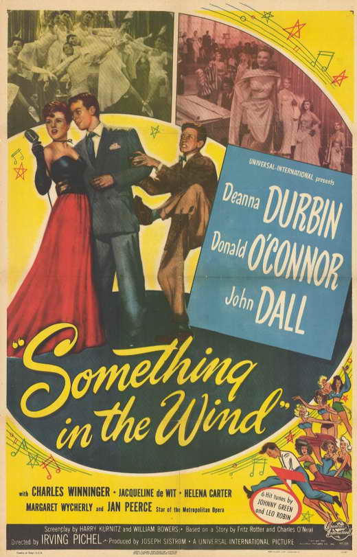Something in the Wind Movie Poster Print featuring captivating film art.