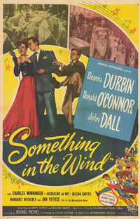 Something in the Wind Movie Poster Print featuring captivating film art.
