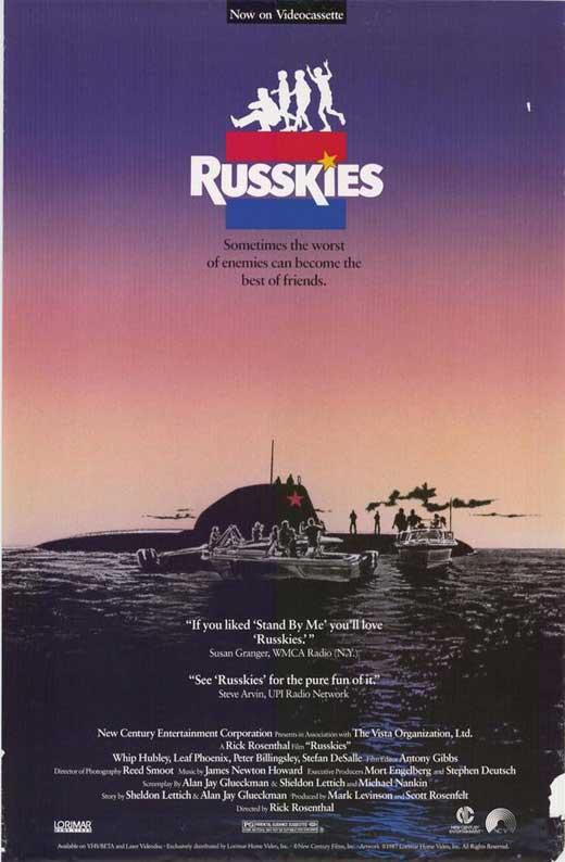 Russkies Movie Poster Print showcasing classic film artwork.