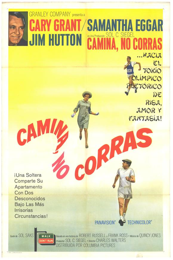 Walk, Don't Run Movie Poster Print - Classic Cinema Art