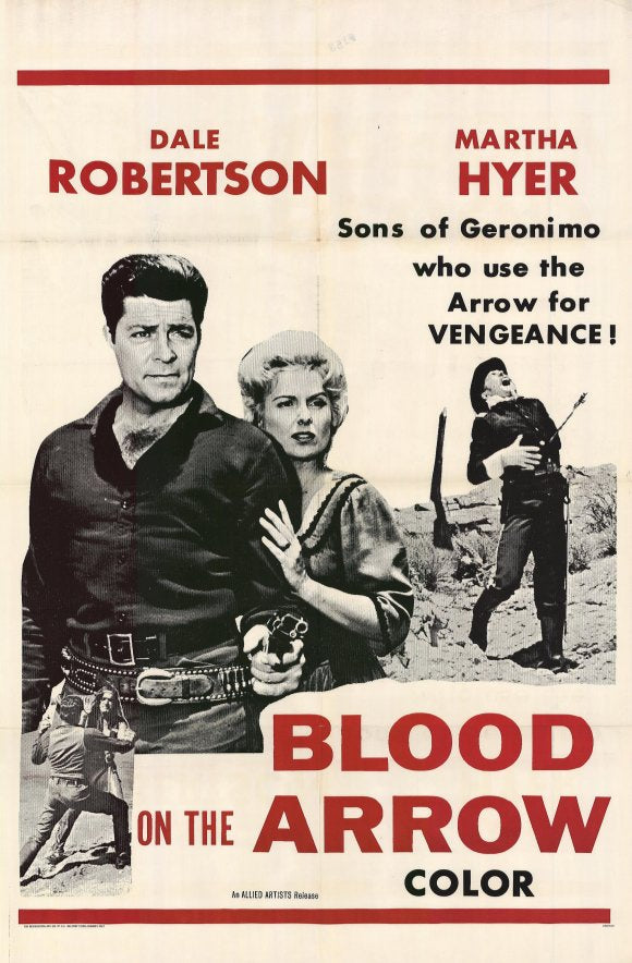 Blood on the Arrow Movie Poster Print showcasing dramatic imagery.