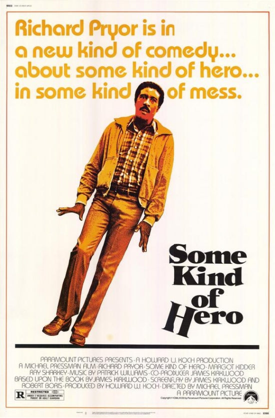 Some Kind of Hero Movie Poster featuring iconic film imagery.