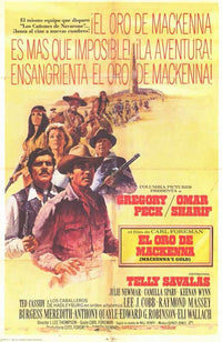 MacKenna's Gold Movie Poster Print showcasing classic Western film art.