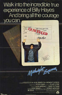 Midnight Express Movie Poster Print showcasing classic film art.