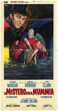 The Curse of the Mummy's Tomb movie poster print showcasing classic horror art.
