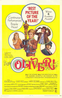 Oliver! Movie Poster Print showcasing classic film artwork.