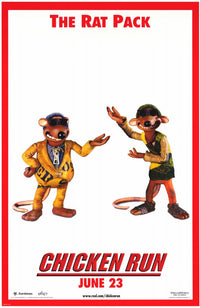 Chicken Run Movie Poster Print featuring animated characters.