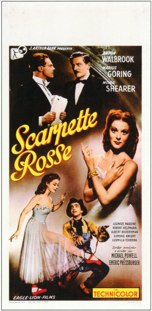 The Red Shoes Movie Poster Print showcasing the classic film's iconic imagery.