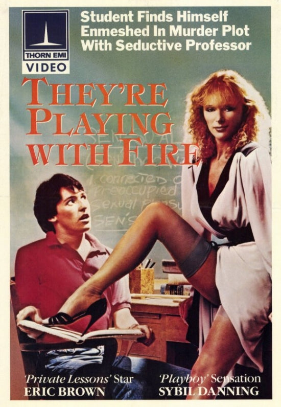 They're Playing with Fire Movie Poster - vibrant cinematic art