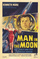 Man in the Moon Movie Poster Print featuring whimsical design.